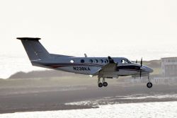 King Air 250 Landing Isle Of Man